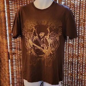 Jimi Hendrix 1970 Summer Music All Night Fest T-shirt Y2K  M